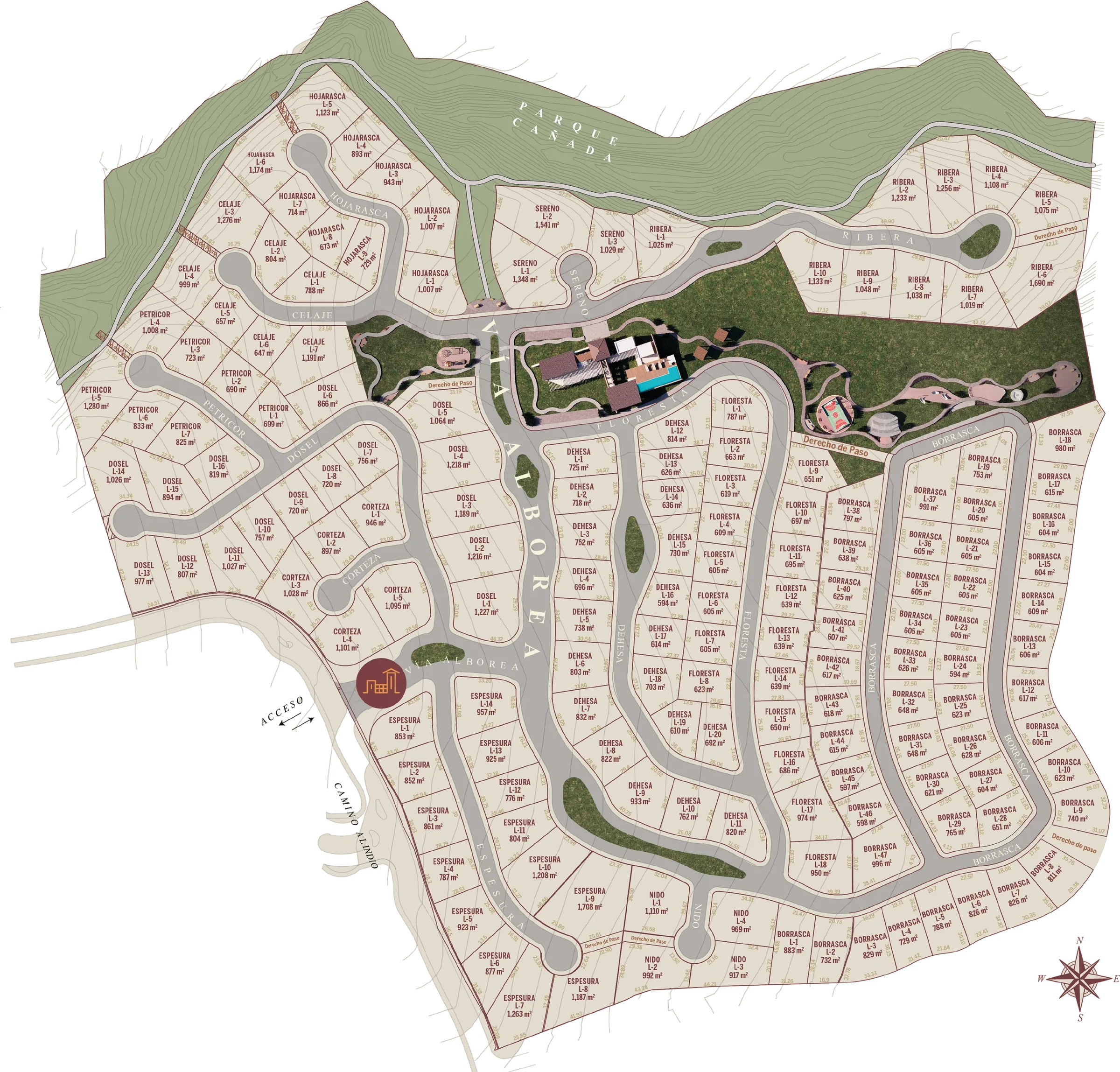 Plan maestro de Alborea Cañadas